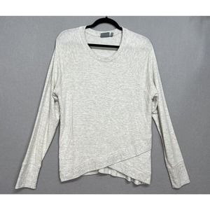 ATHLETA Women’s Grey Long Sleeve Top Sweatshirt, Size Large